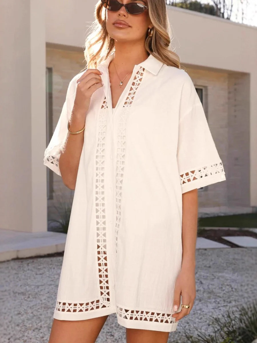 Lace Hollow Mini&Short Dresses - Image 4