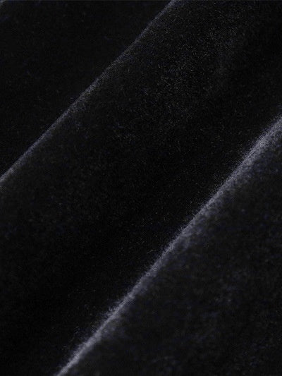 Tube Top Velvet Mini Dresses - Image 14
