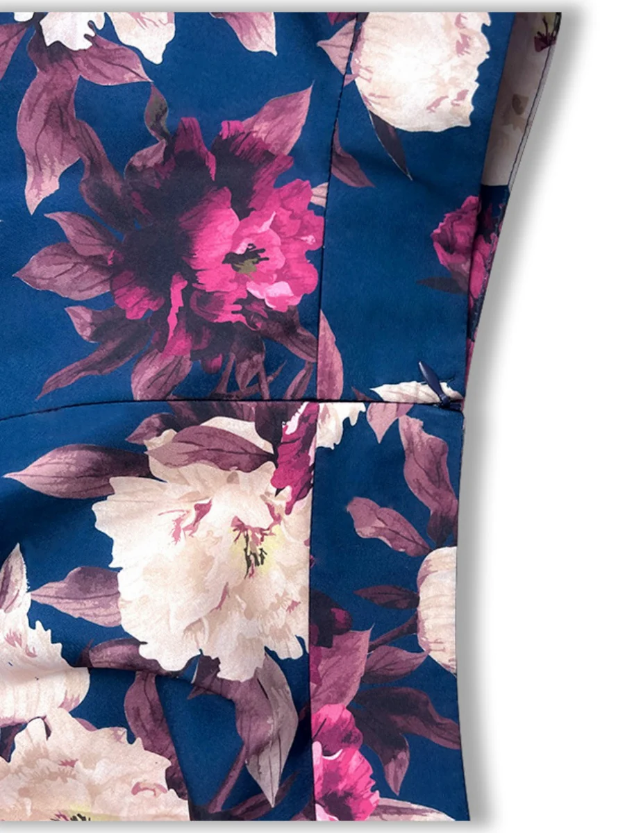 Beachside Vacation Style Floral Print Two-piece Set - Image 2