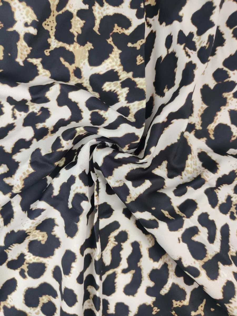 Sexy Leopard Print Halter Maxi Dress - Image 4