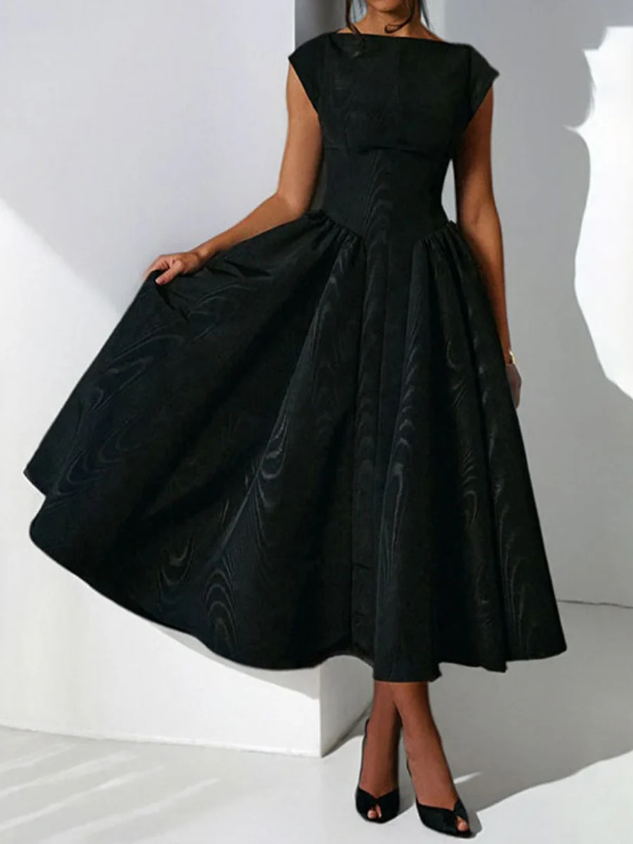 Solid Color Sleeveless Sexy Backless Long Dress - Image 7
