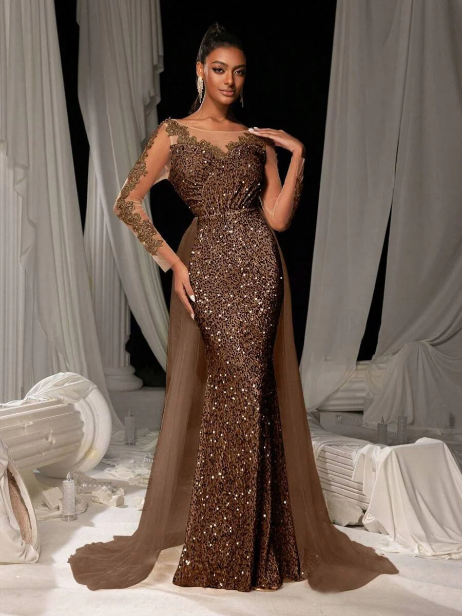 Lace Parties Maxi Dresses - Image 2