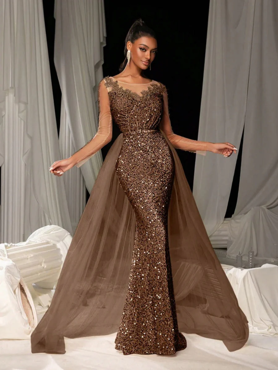 Lace Parties Maxi Dresses - Image 3