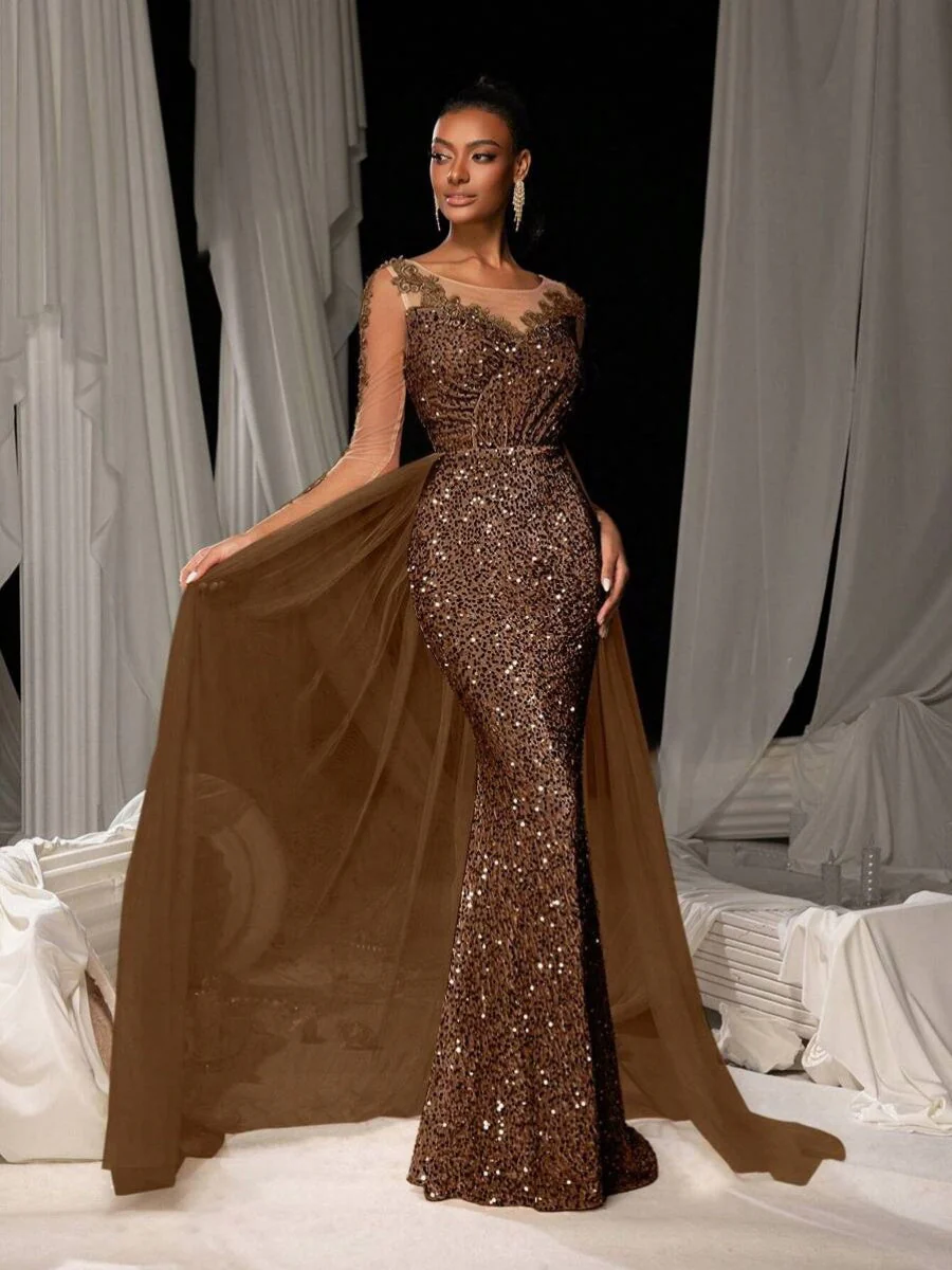 Lace Parties Maxi Dresses - Image 4