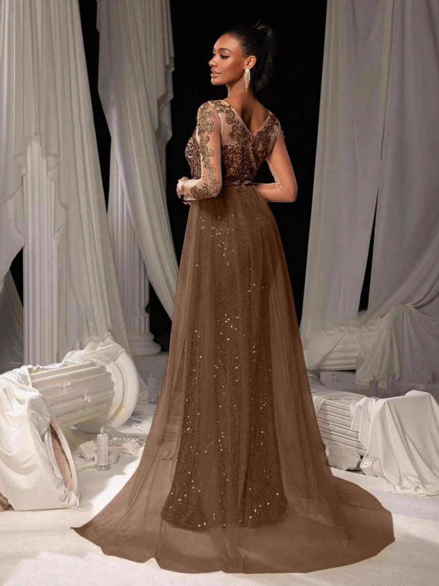 Lace Parties Maxi Dresses - Image 5