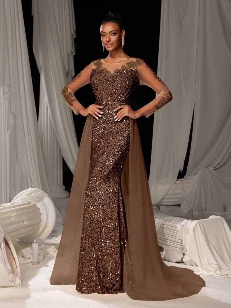 Lace Parties Maxi Dresses - Image 7