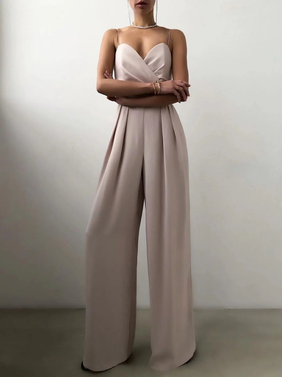 Camisoles Waist Straight-fit Jumpsuits - Image 2