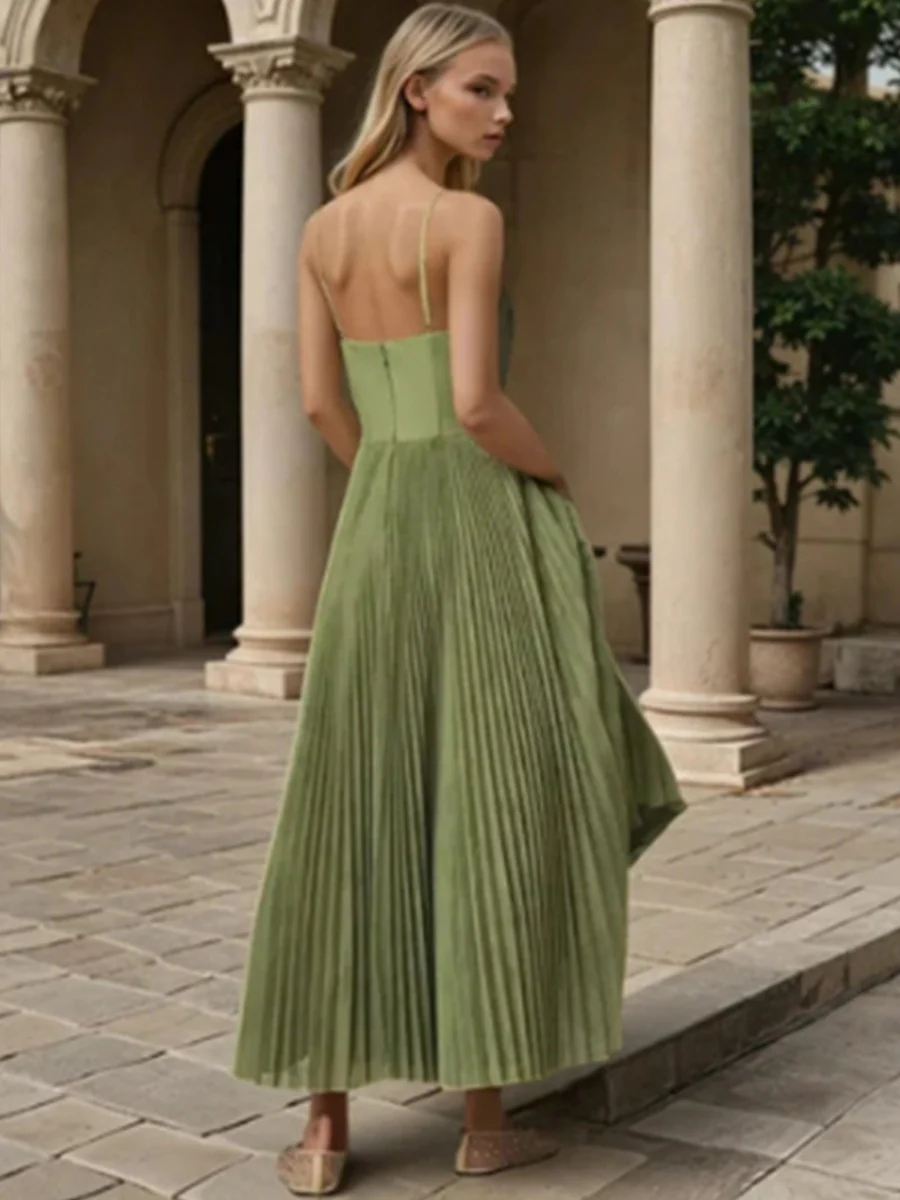 Camisoles Crimp Formal Dress Midi Dresses - Image 8