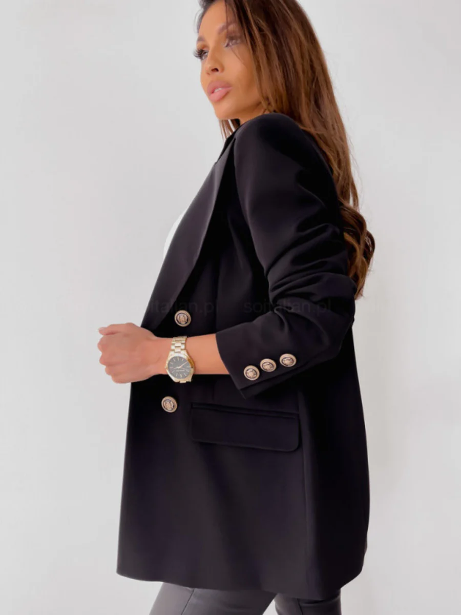 Buttons Double Row Commuting Blazers - Image 19