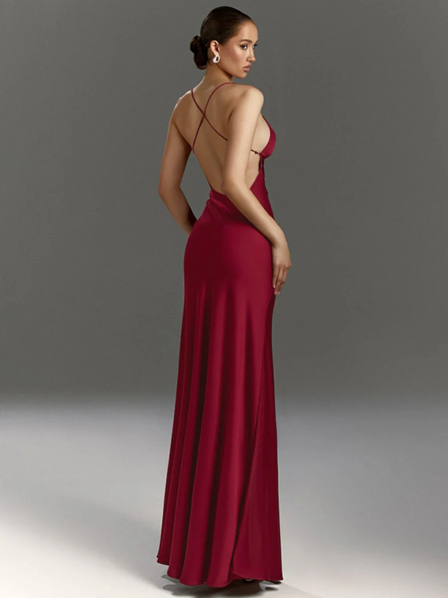 Camisoles Slit Formal Dress Maxi Dresses - Image 2