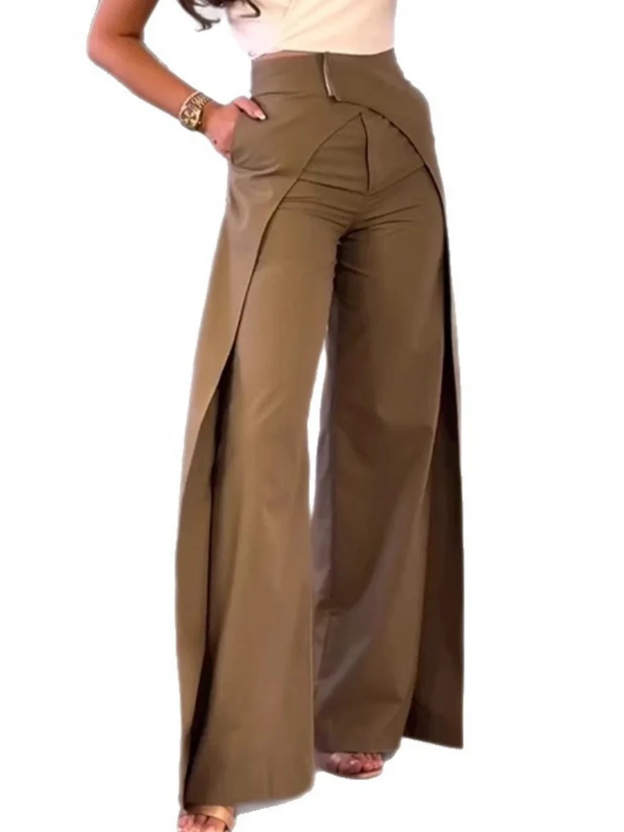Staggered Design Leisure Commuting Versatile Pants - Image 4