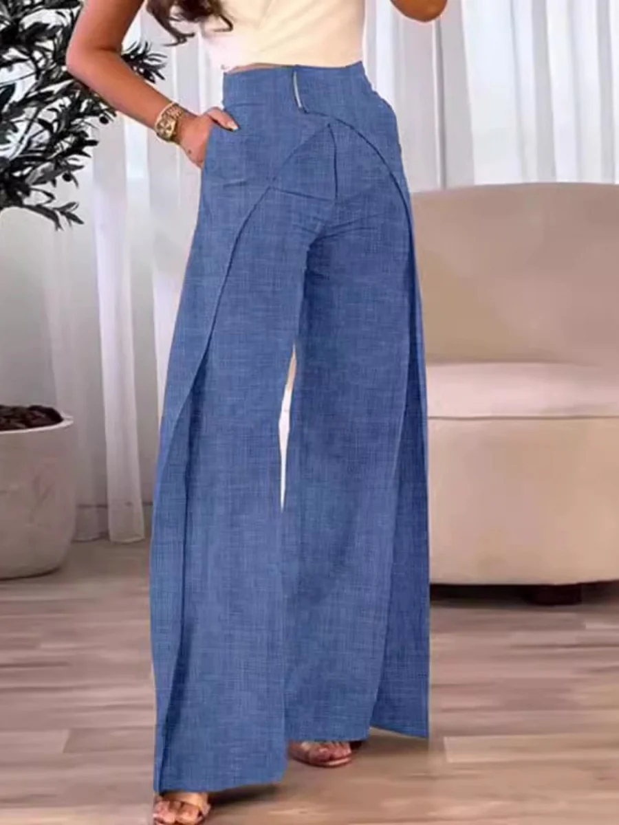 Staggered Design Leisure Commuting Versatile Pants - Image 6