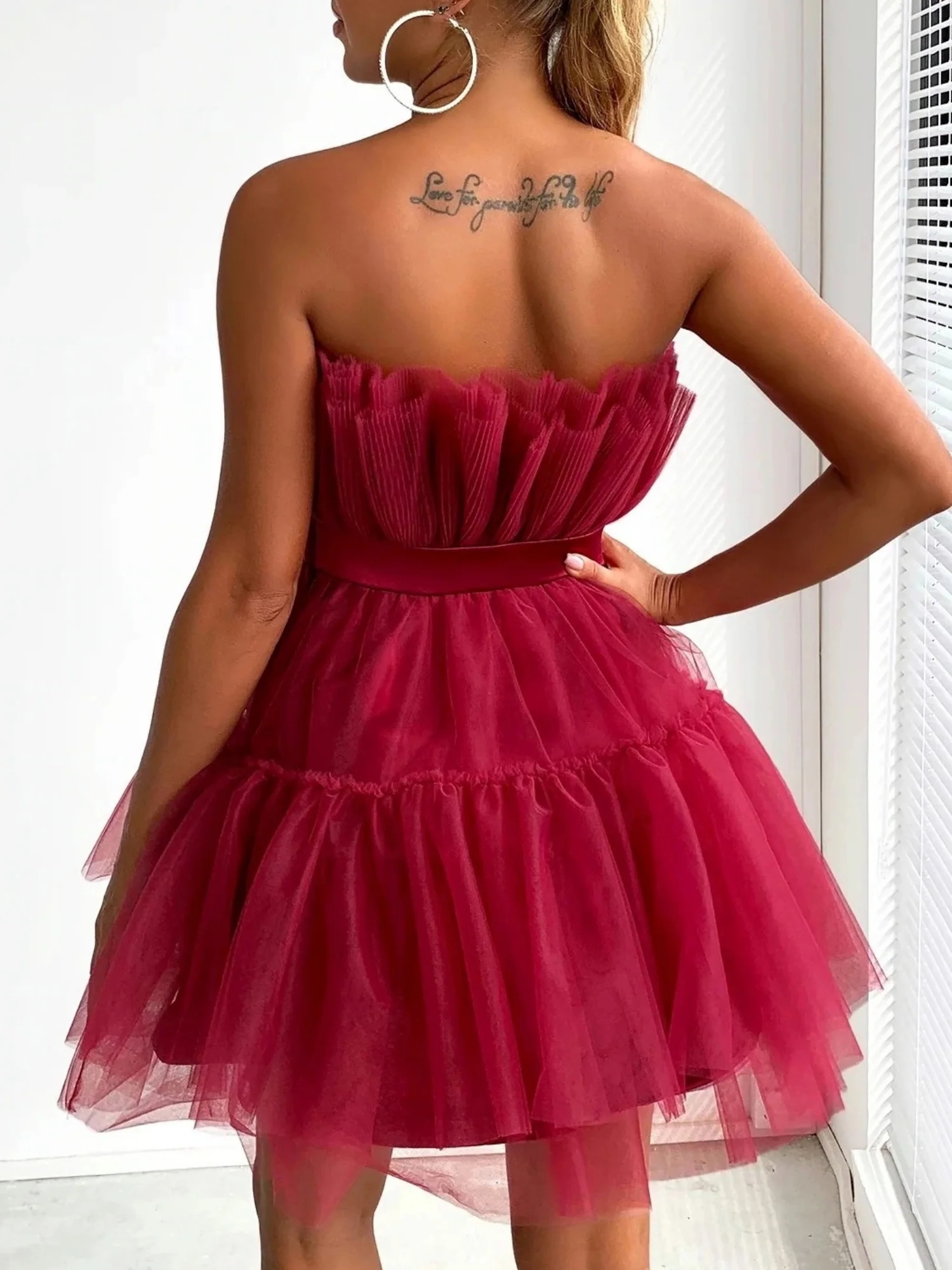 Mesh Bow Tutu Mini&Short Dresses - Image 12
