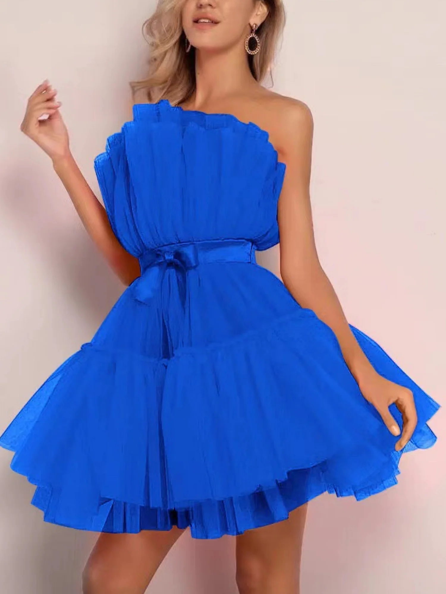 Mesh Bow Tutu Mini&Short Dresses - Image 13