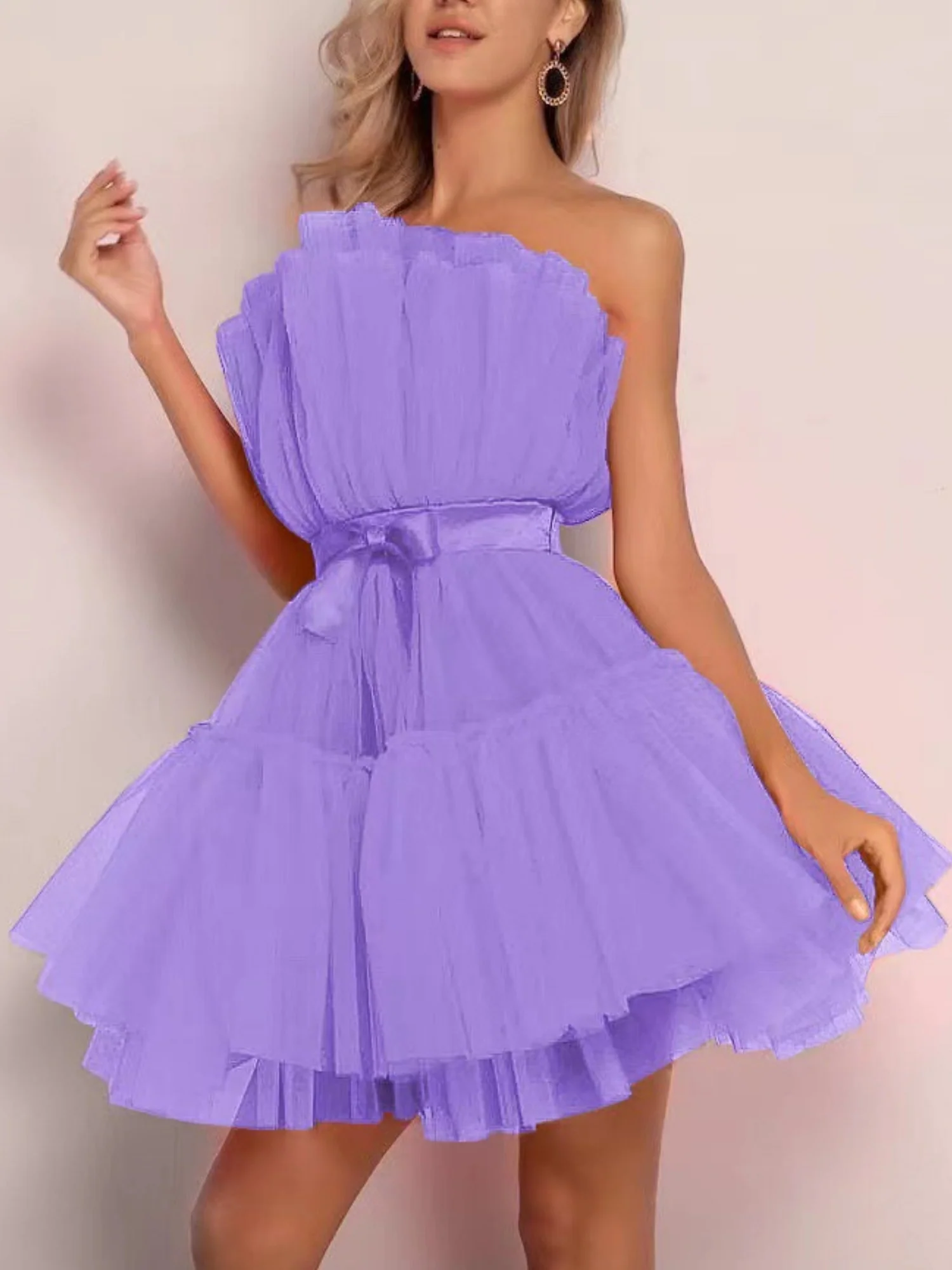 Mesh Bow Tutu Mini&Short Dresses - Image 14