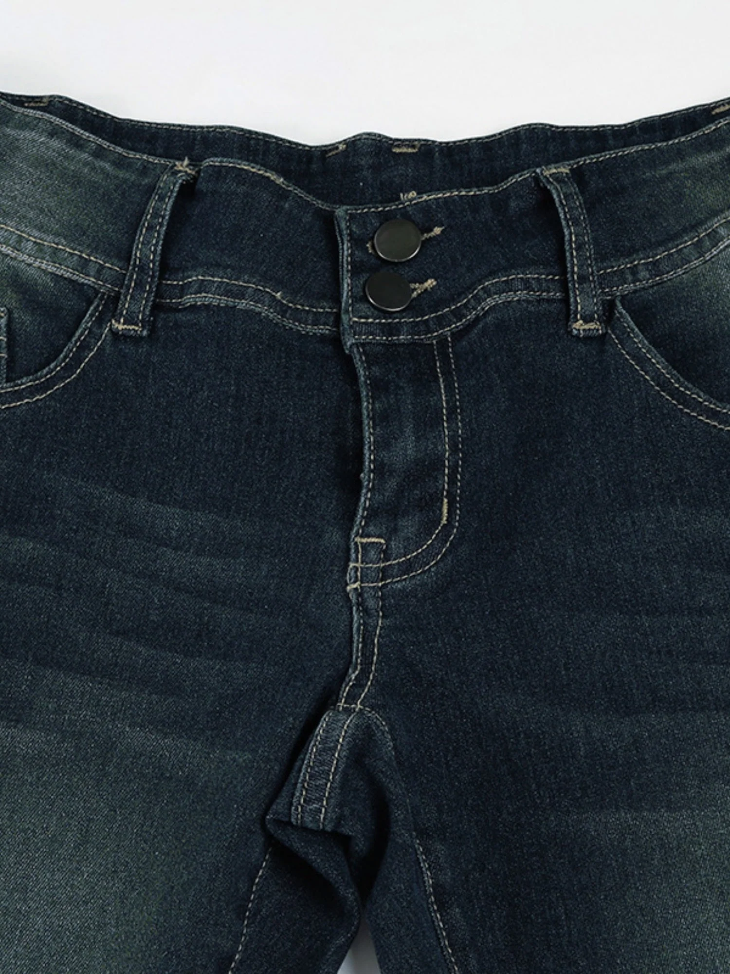 Low-rise Wash Water Bell-bottoms Jeans - Image 5