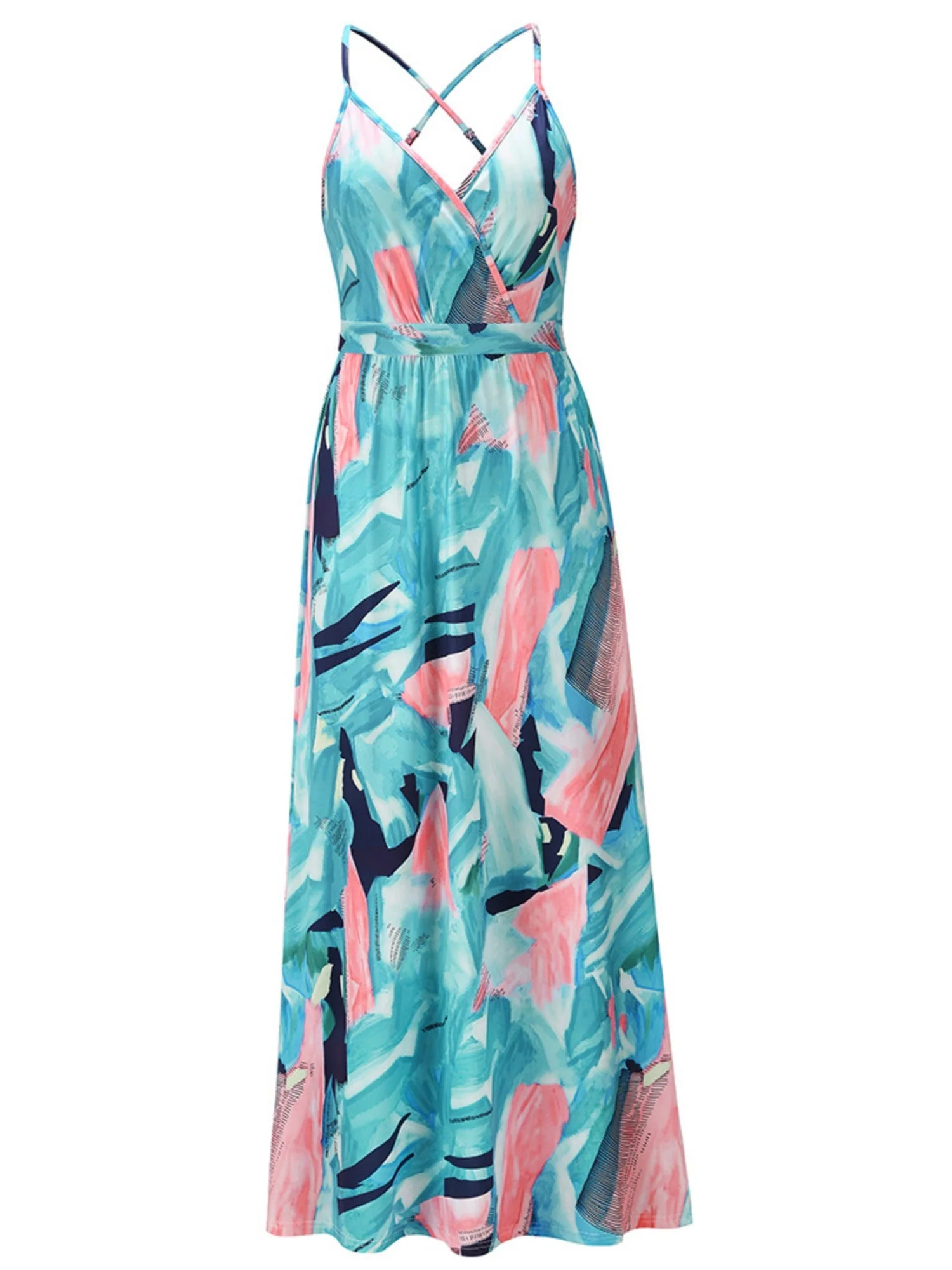 Floral Print Bohemia Camisoles Maxi Dresses - Image 12