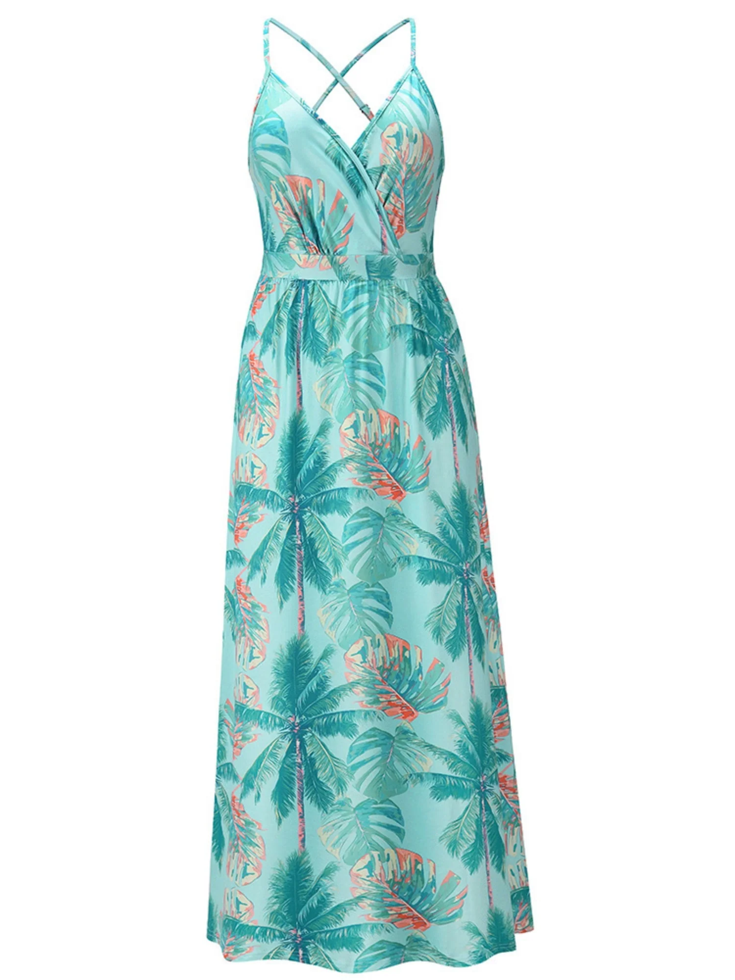 Floral Print Bohemia Camisoles Maxi Dresses - Image 14