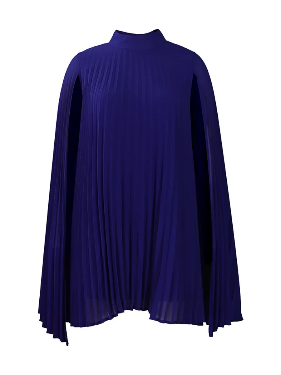 Chiffon Hood Cloak Batwing Sleeves Mini&Short Dresses - Image 31