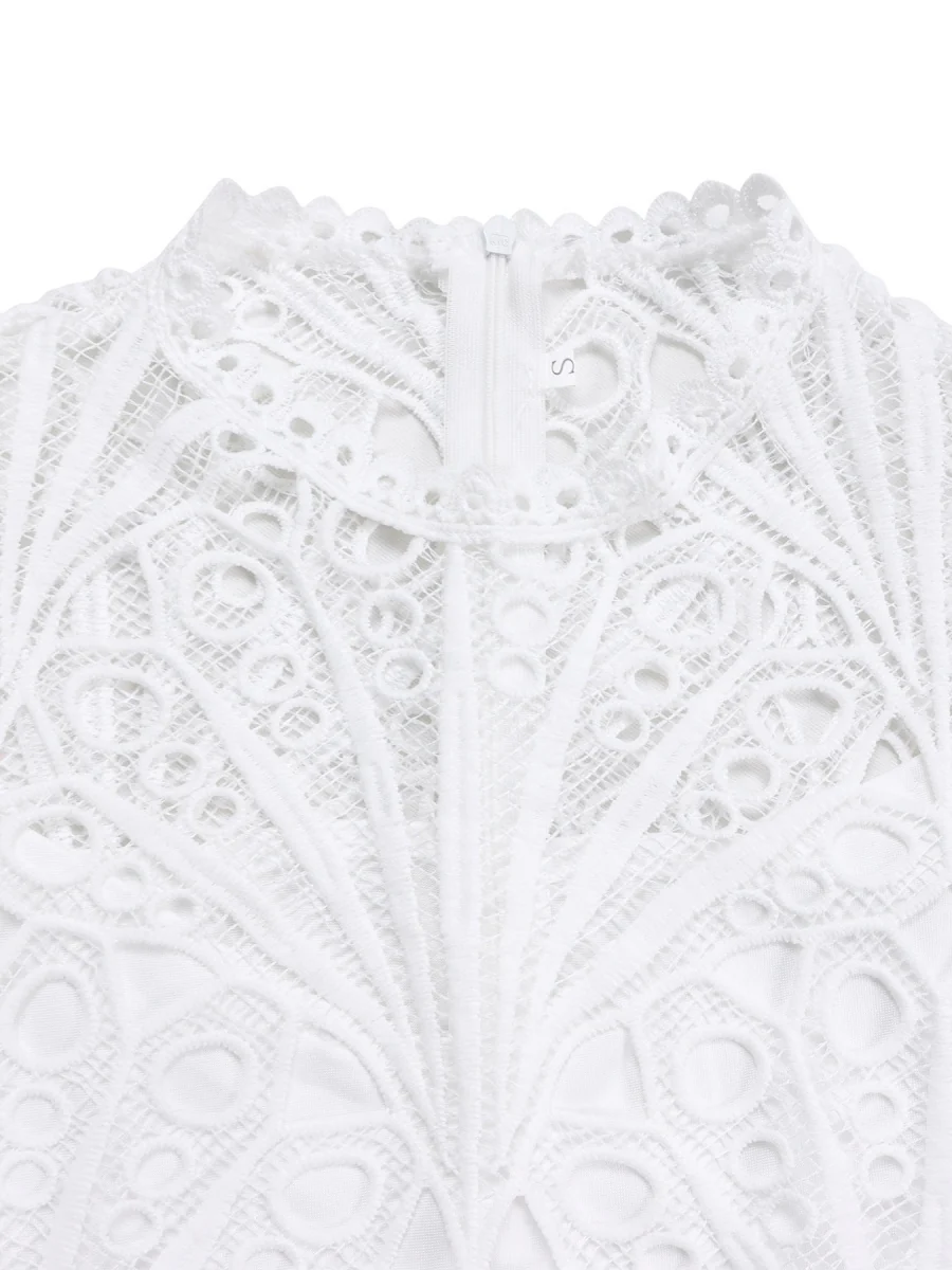 Short Sleeve Trim Lace Belts Mini&Short Dresses - Image 24