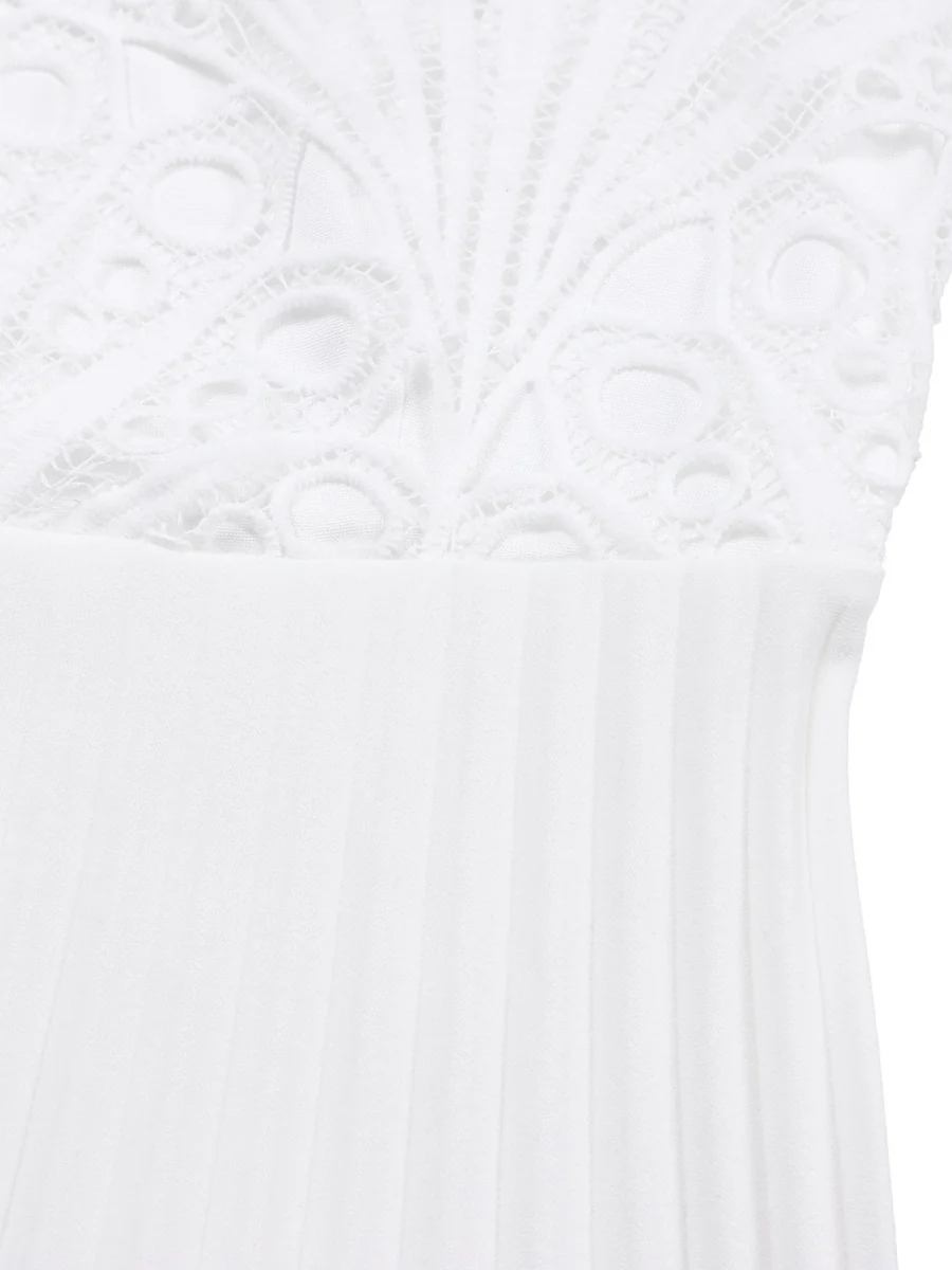 Short Sleeve Trim Lace Belts Mini&Short Dresses - Image 26