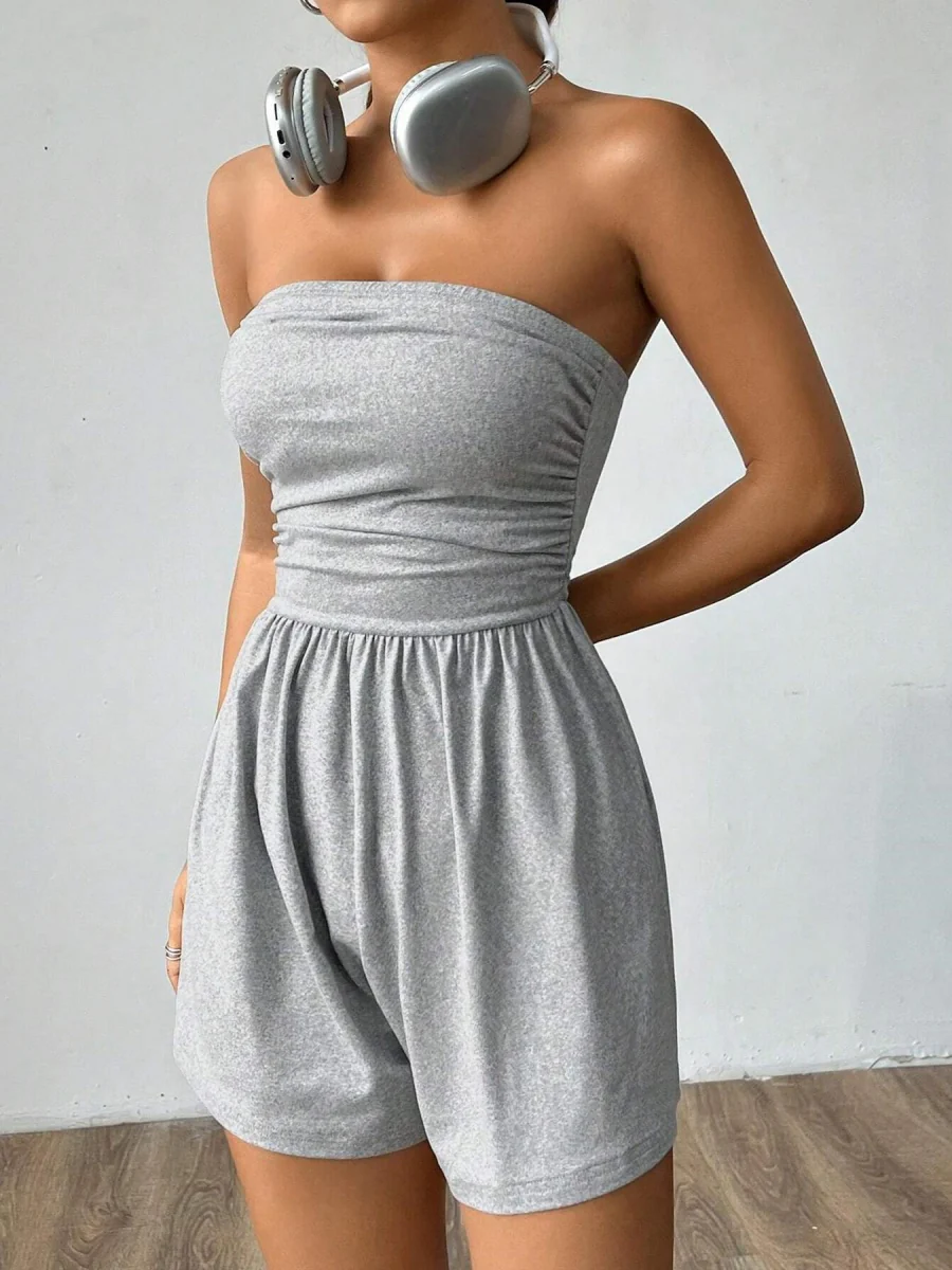 Tube Top Cropped Jumpsuits&Bodysuits - Image 16