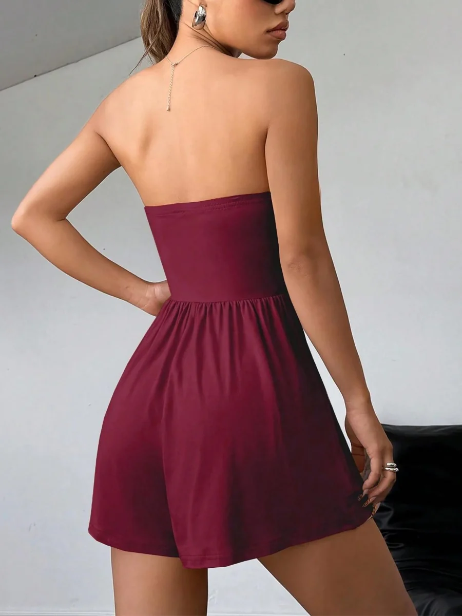 Tube Top Cropped Jumpsuits&Bodysuits - Image 33