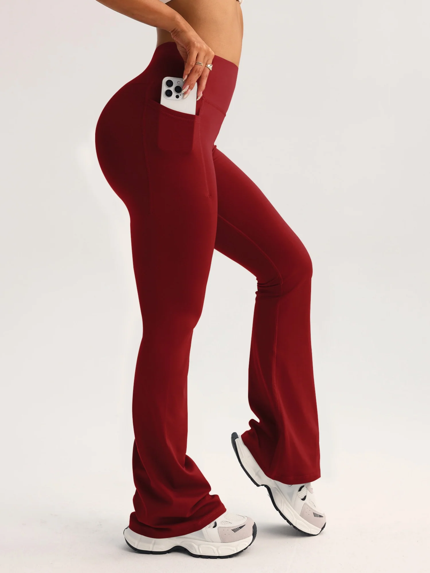 High-waisted Hip Lift Exercise And Fitness Yoga Flared Trousers - Image 10