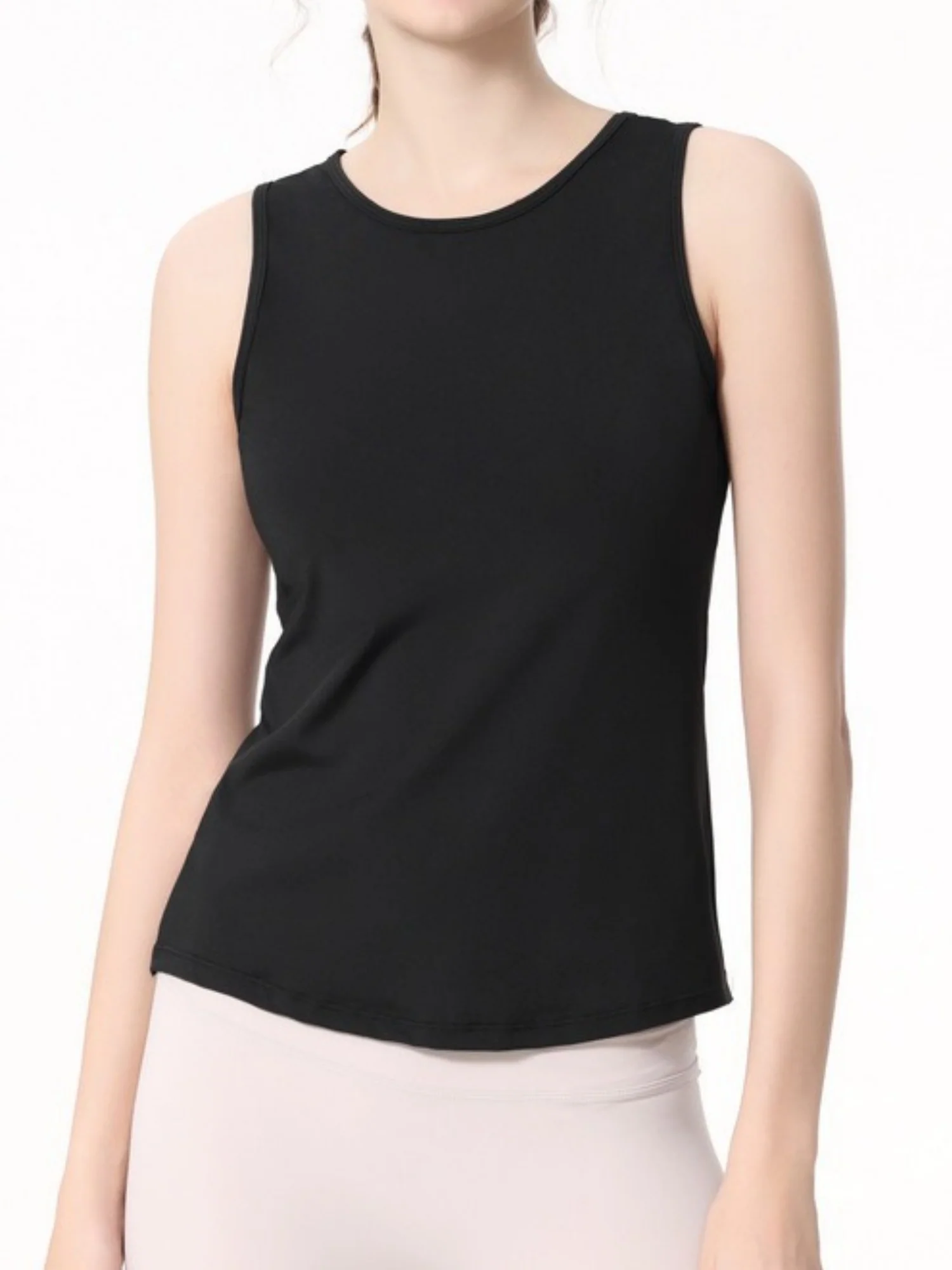Quick-drying Cover-up Drawstring Open Back Sports Vest - Image 6