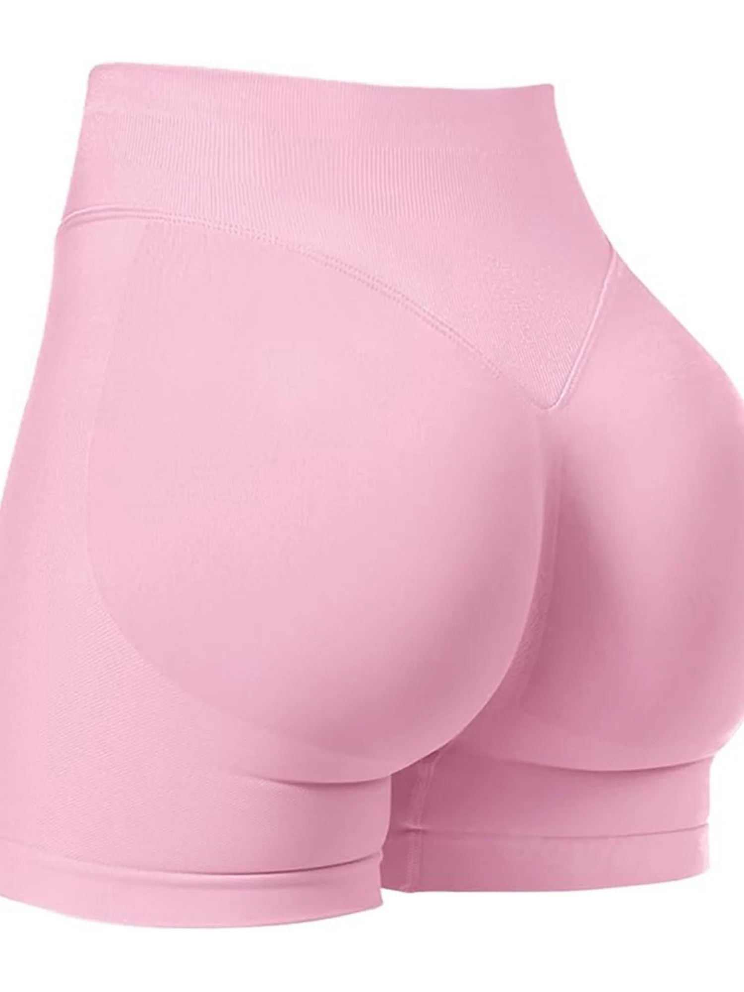 High-waisted Hip Lift Exercise And Fitness Yoga Shorts - Image 5