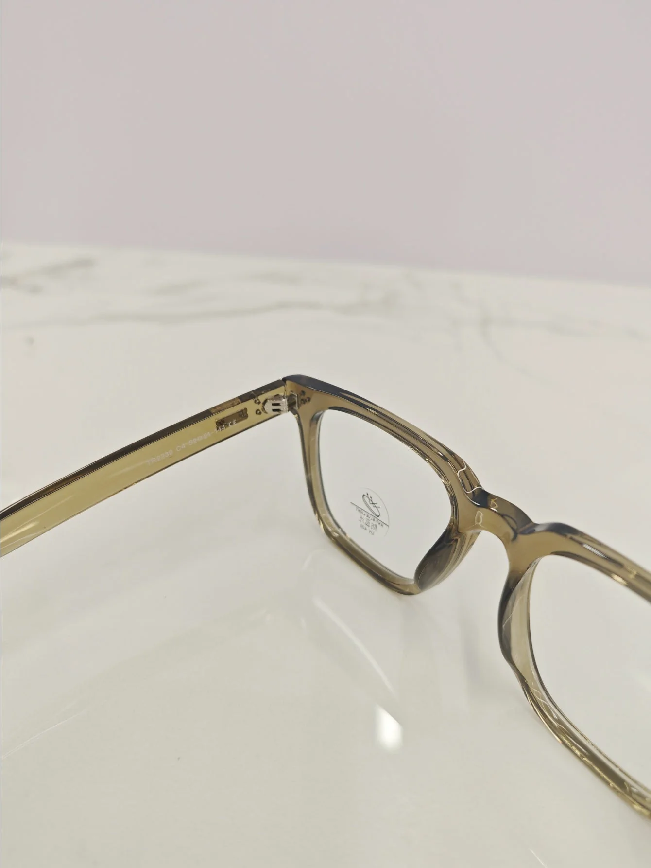 Solid Color Semi-transparent Eyeglasses - Image 13