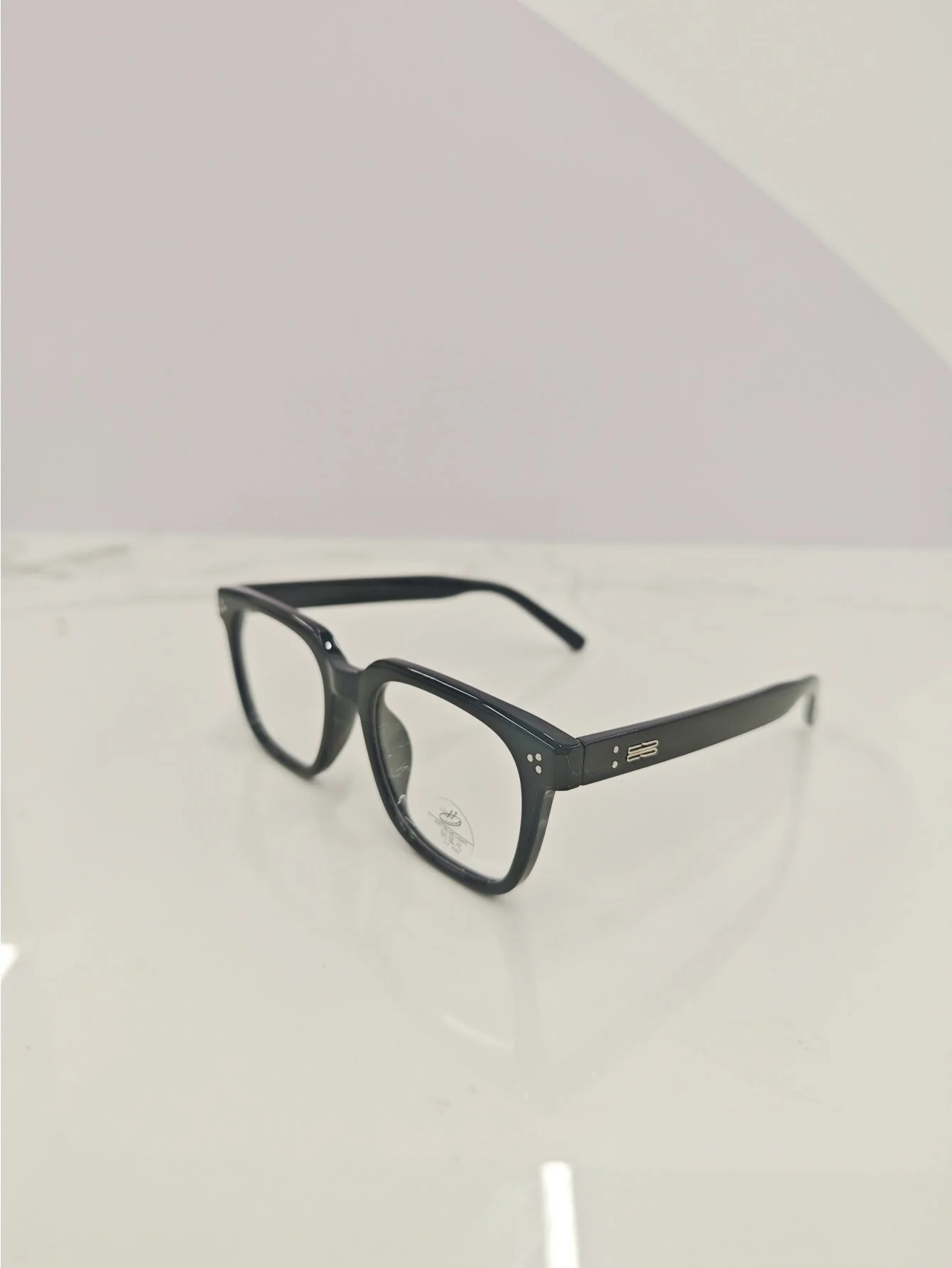 Solid Color Semi-transparent Eyeglasses - Image 8