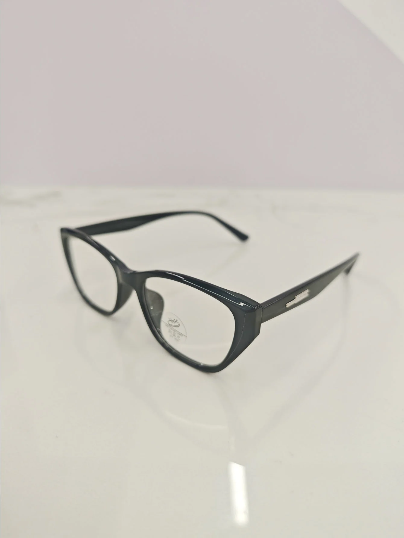 Solid Color Transparent Frame Eyeglasses - Image 8