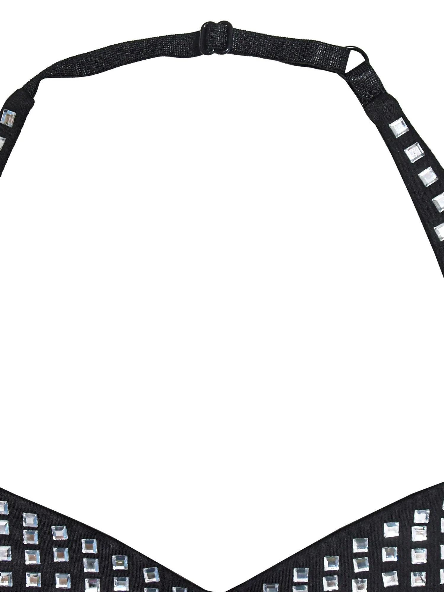 Neckband Rhinestone-studded Slim-fit Hip Wrap Sparkling Party Party Mini&Short Dresses - Image 11