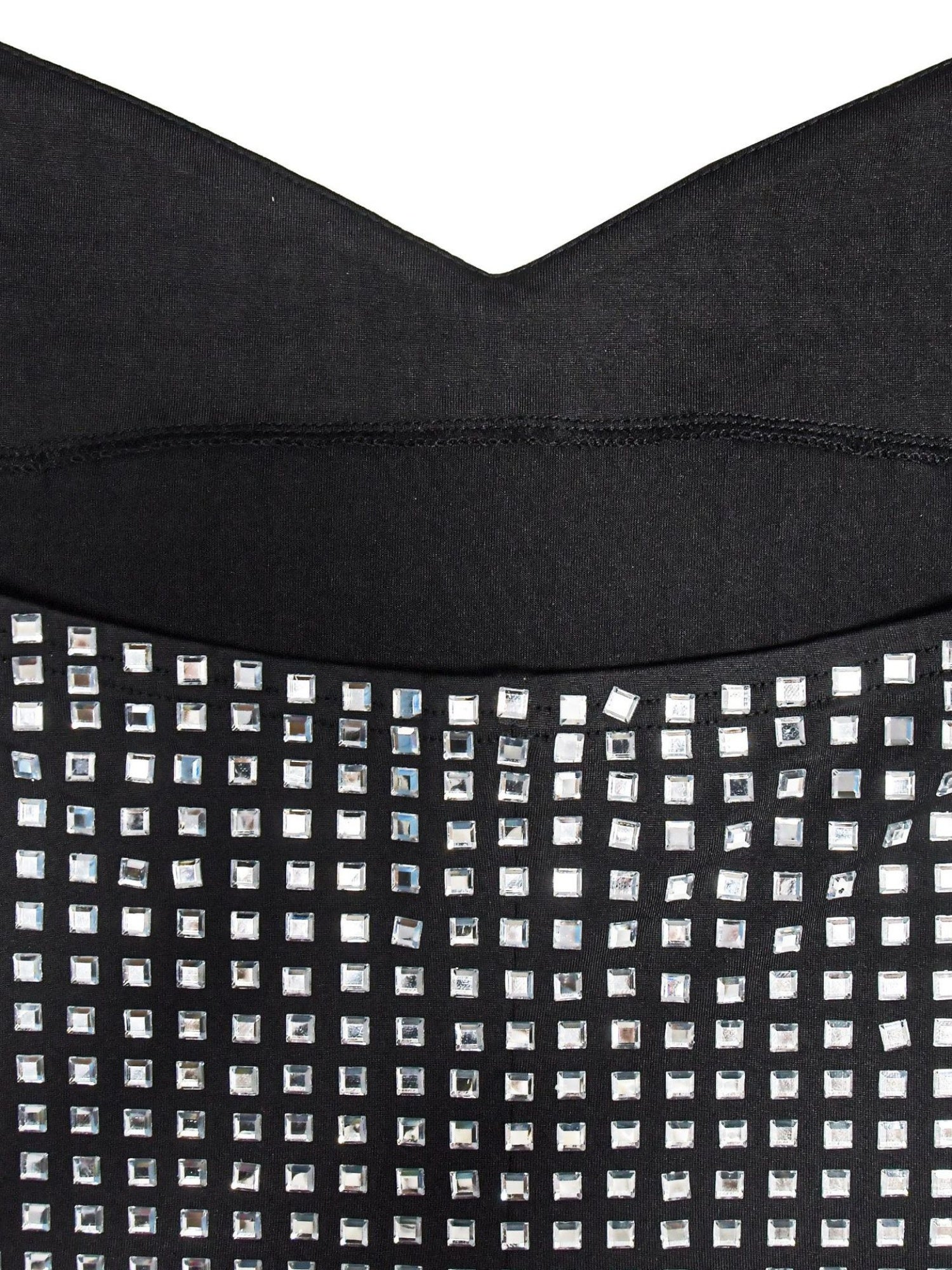 Neckband Rhinestone-studded Slim-fit Hip Wrap Sparkling Party Party Mini&Short Dresses - Image 13