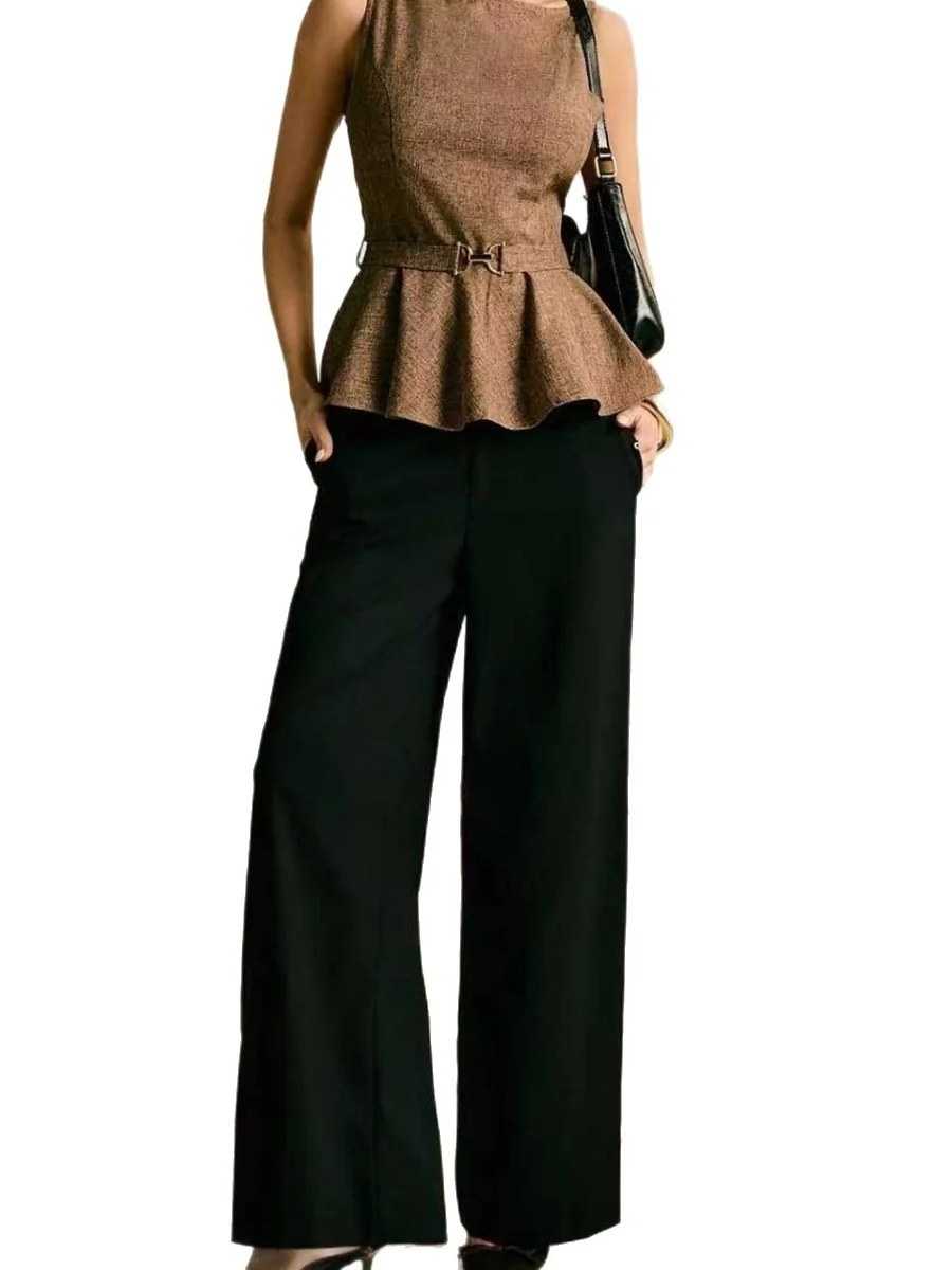 Commuting Grace Jacket Hem Sleeveless Tank Tops - Image 5