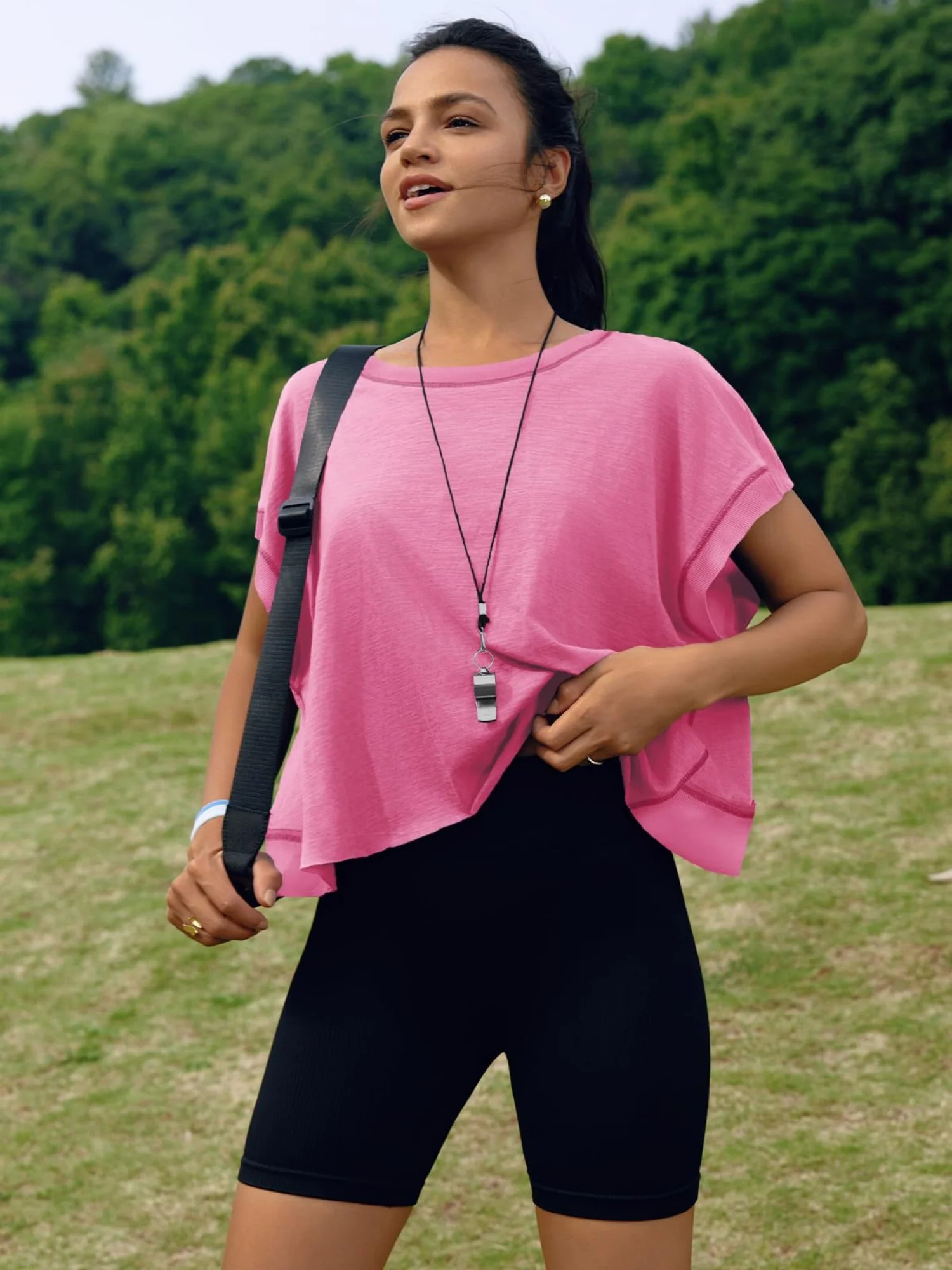 Backless Yoga Relaxed And Casual T-shirts - Image 4