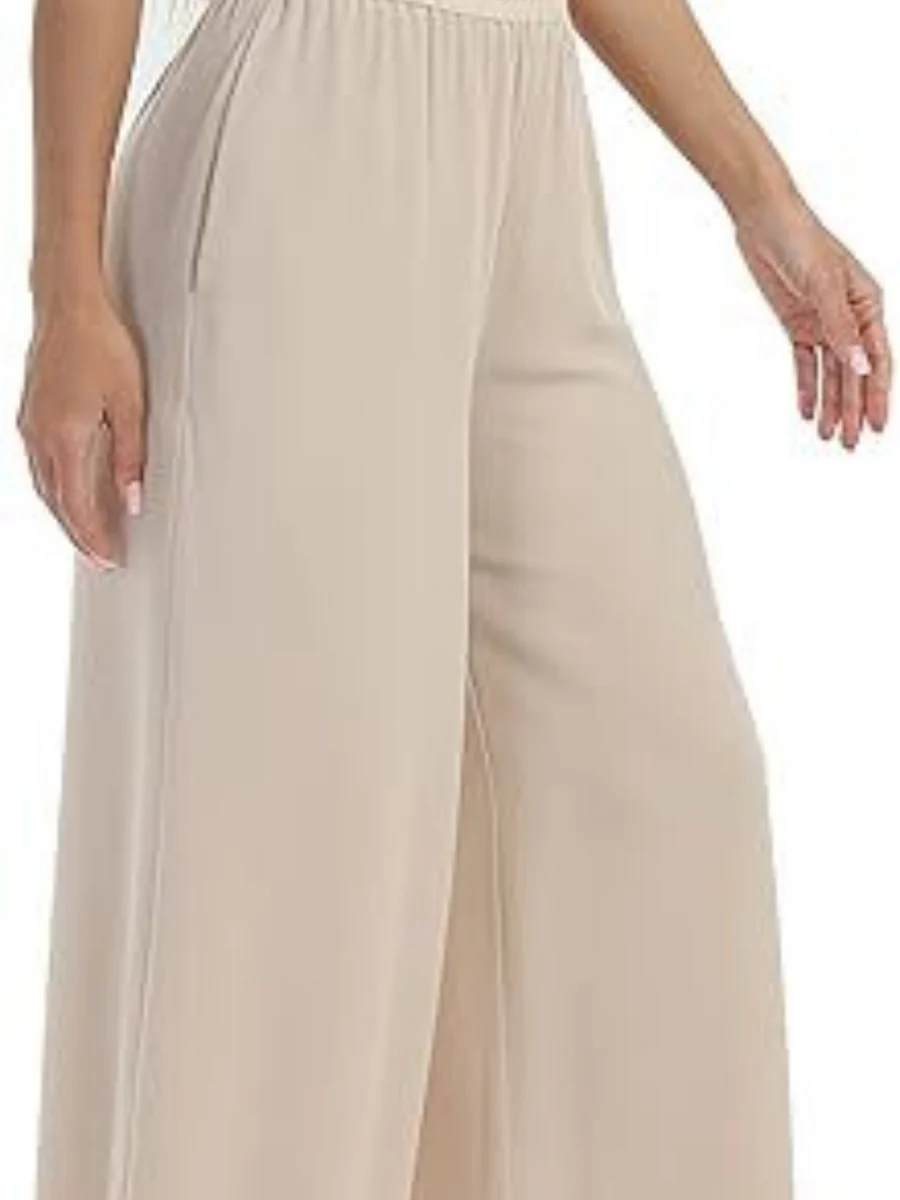 Leisure Chiffon Wide-leg Pants Loose-fit Pants - Image 5