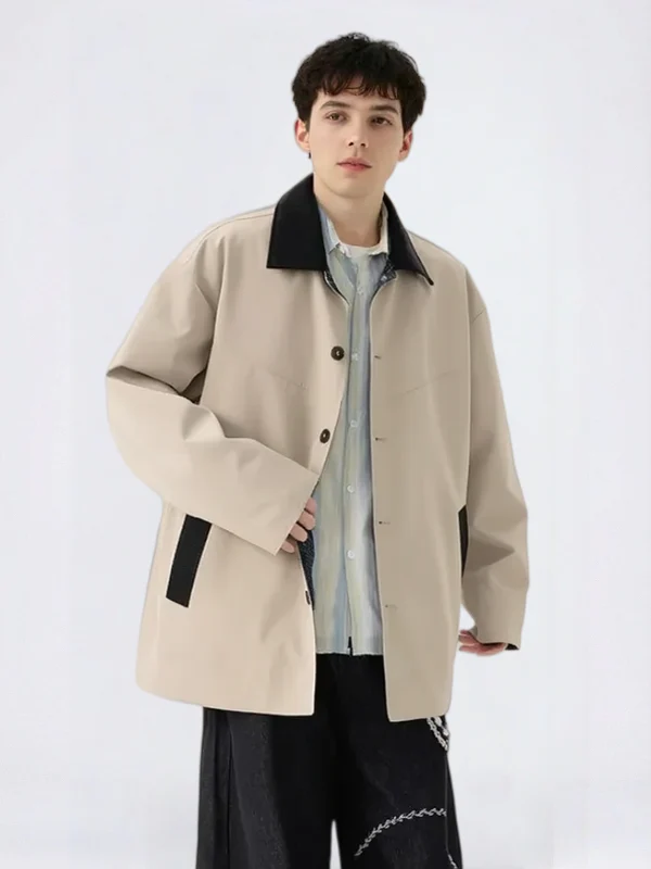Retro Loose-fit Windproof Trench Coats