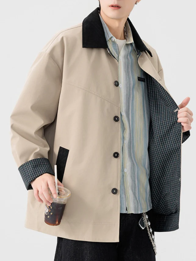 Retro Loose-fit Windproof Trench Coats - Image 2