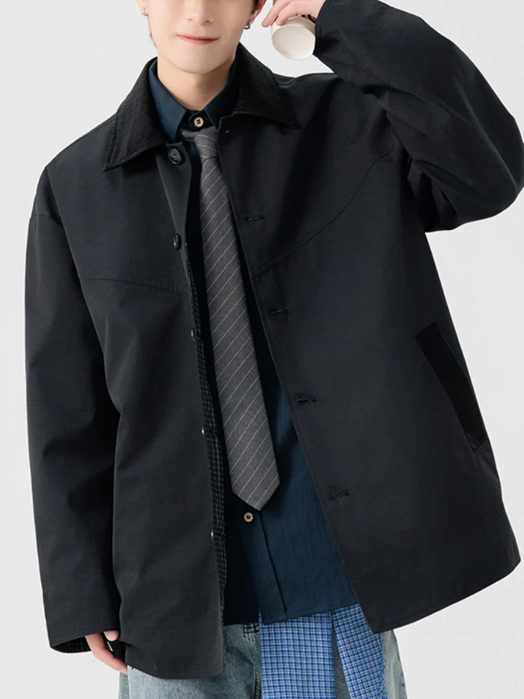 Retro Loose-fit Windproof Trench Coats - Image 5