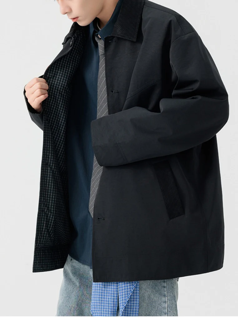 Retro Loose-fit Windproof Trench Coats - Image 6