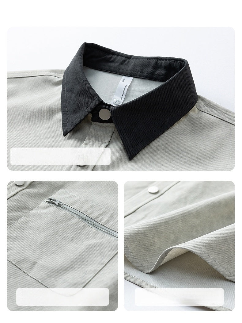Work Clothes Loose-fit Shirts - Image 9