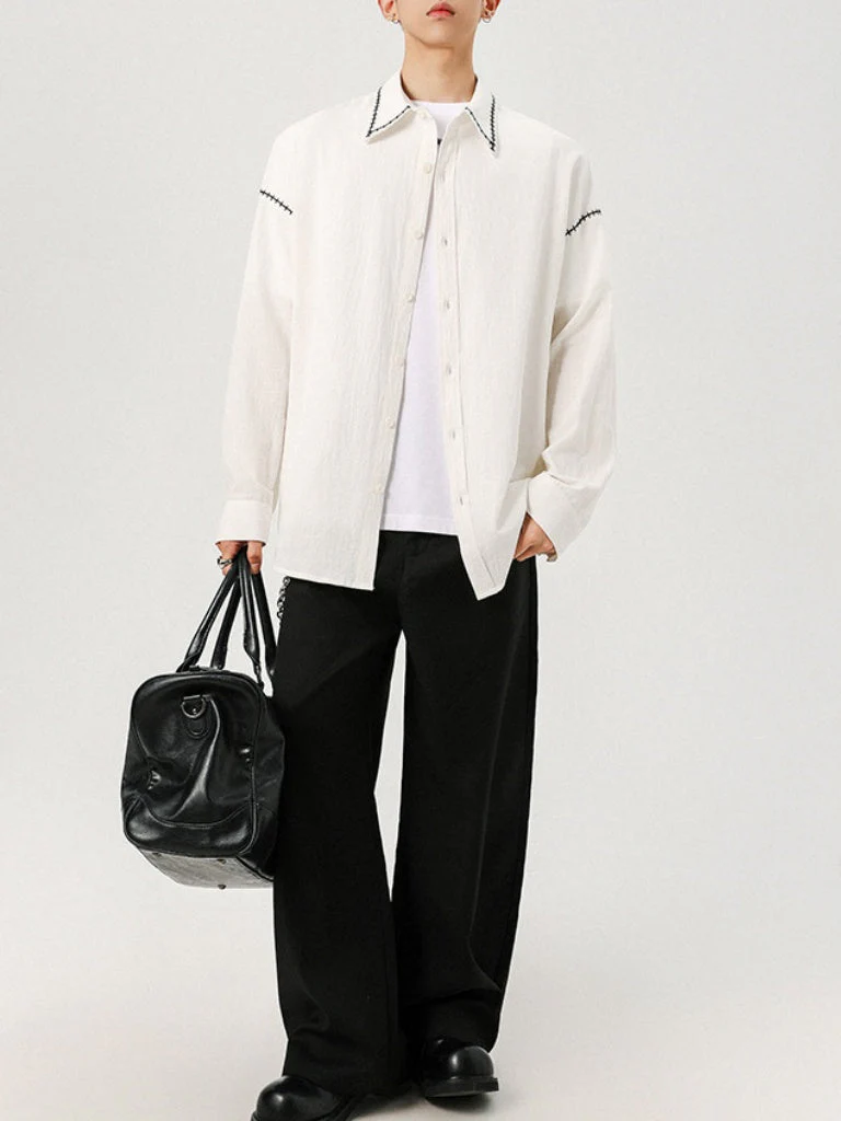 Color-blocked Shirts - Image 2