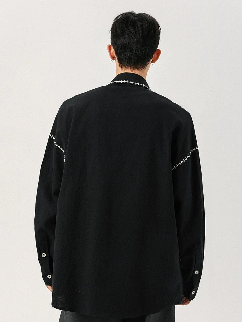 Color-blocked Shirts - Image 8