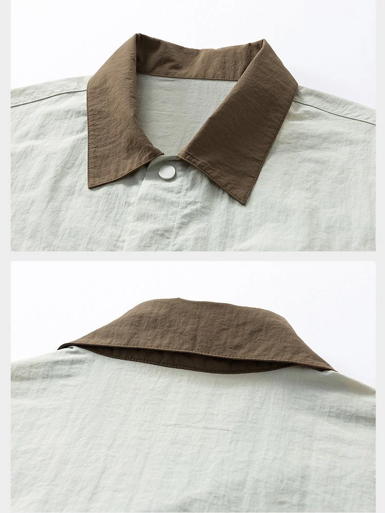 Multiple Pockets Loose-fit Shirts - Image 7