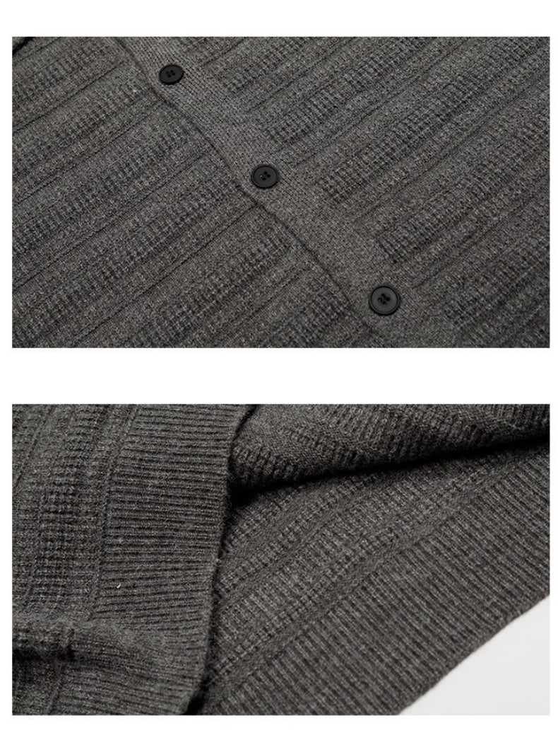 Loose Lapel Knitting Sweaters - Image 7