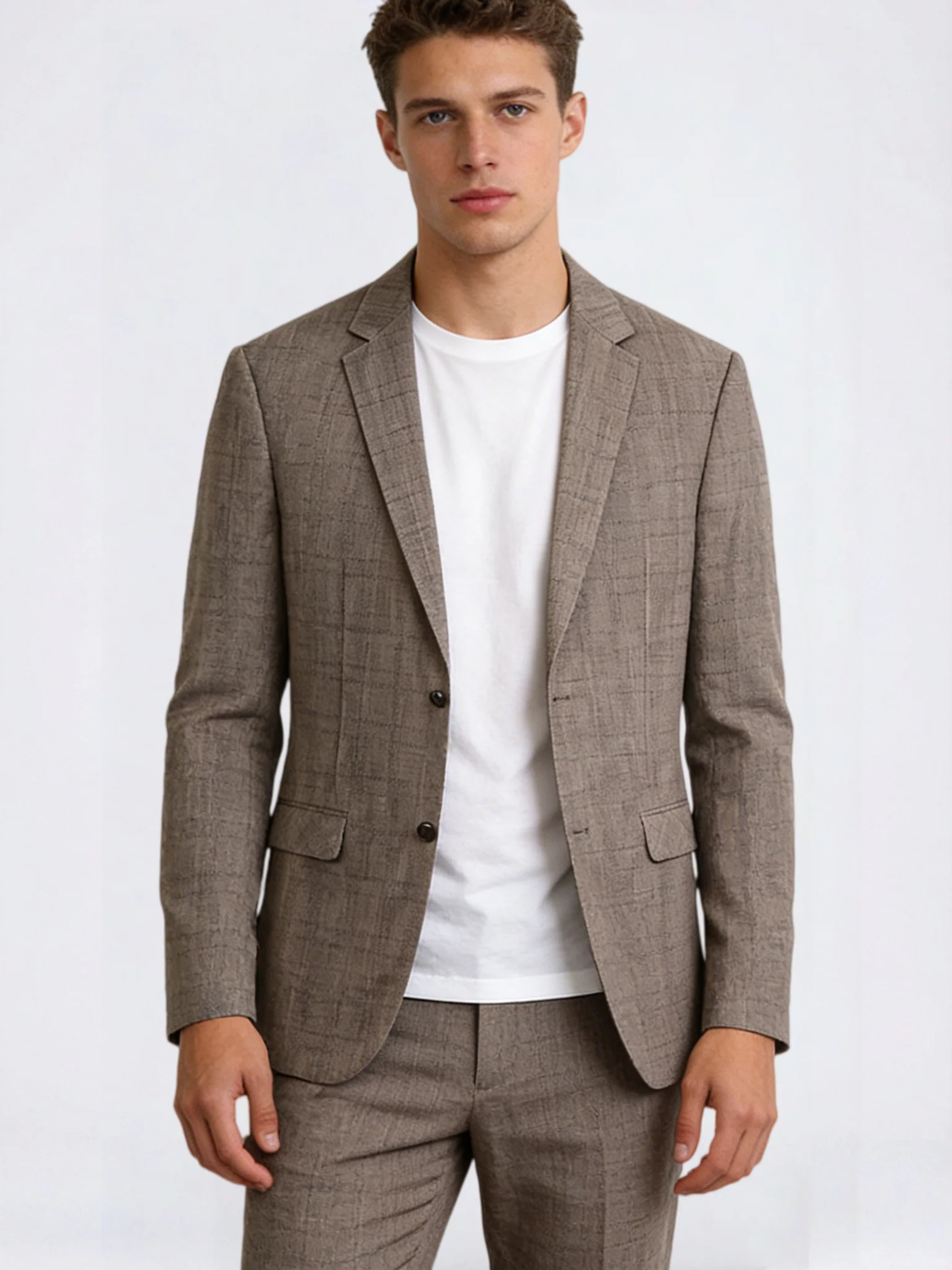 Business Leisure Dark Pattern Blazers