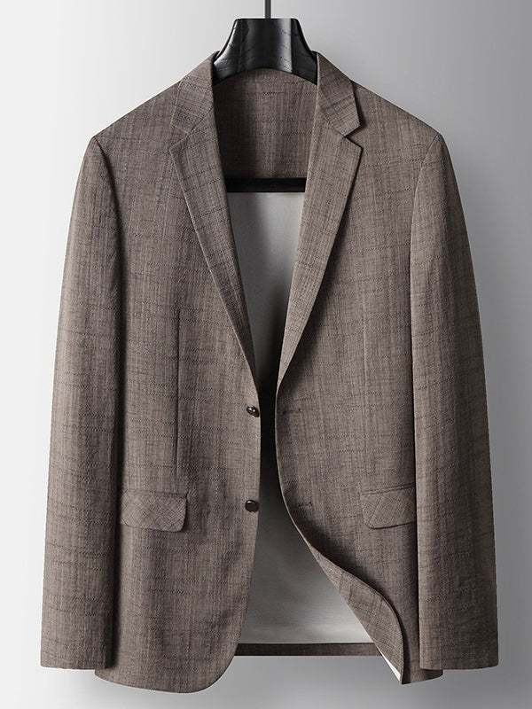 Business Leisure Dark Pattern Blazers - Image 2