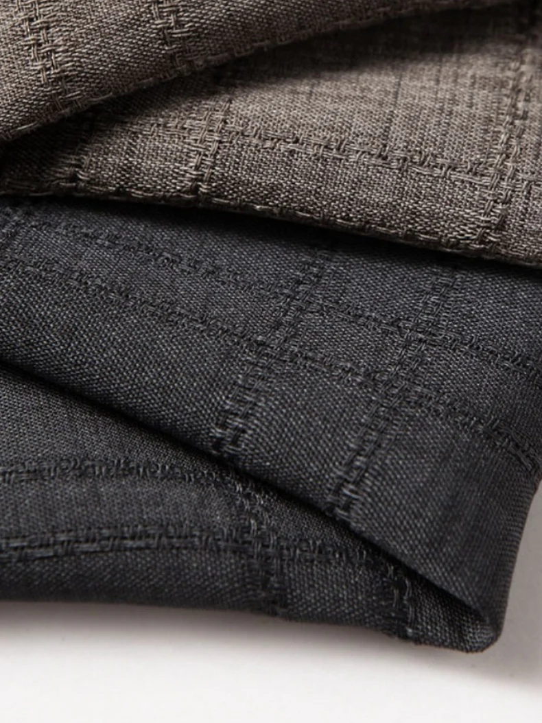 Business Leisure Dark Pattern Blazers - Image 5